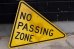 画像1: dp-190601-17 Road Sign "NO PASSING ZONE" (1)