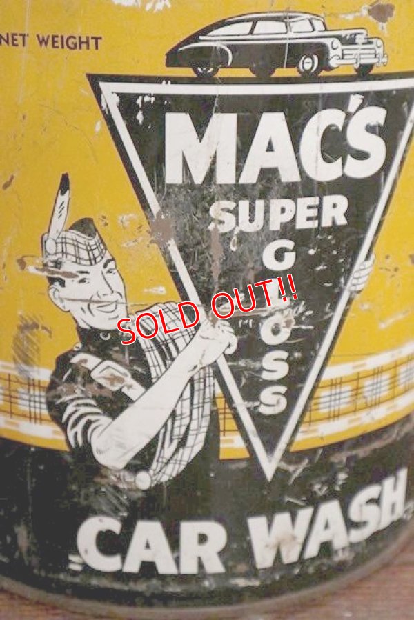 画像2: dp-190601-09 MAC'S SUPER GLOSS / 1959 5 U.S.Gallons Car Wash Can