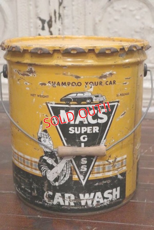画像3: dp-190601-09 MAC'S SUPER GLOSS / 1959 5 U.S.Gallons Car Wash Can