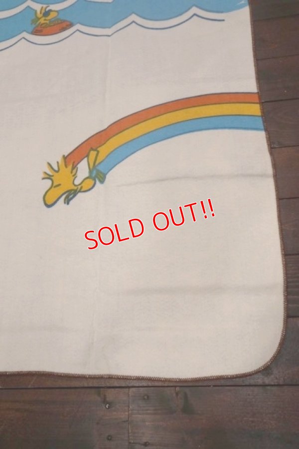 画像6: ct-190605-70 Snoopy & Woodstock / Chatham 1970's Blanket