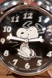 画像2: ct-190605-10 Snoopy / Blessing 1970's Alarm Clock "Black" (2)