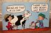 画像1: ct-190605-89 PEANUTS / McDonald's 1990 Meal Toy Cardboard Sign "Lucy& Linus" (1)