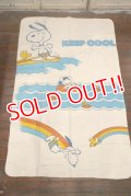 ct-190605-70 Snoopy & Woodstock / Chatham 1970's Blanket