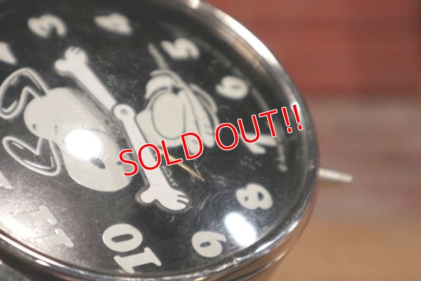 画像4: ct-190605-10 Snoopy / Blessing 1970's Alarm Clock "Black"