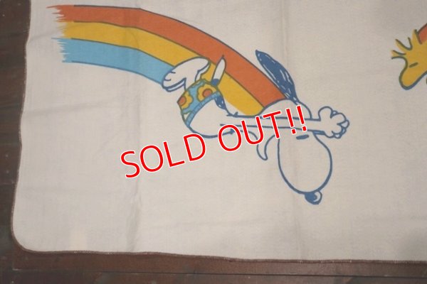 画像5: ct-190605-70 Snoopy & Woodstock / Chatham 1970's Blanket