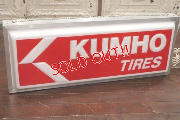 画像1: dp-190508-11 KUMHO TIRES / 1980's〜Hanging Sign