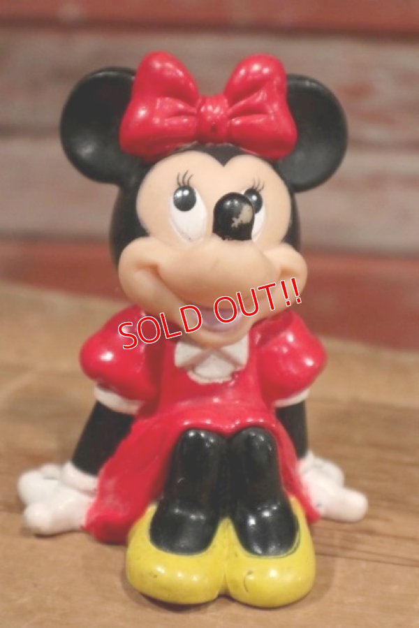 画像1: ct-190605-47 Minnie Mouse / 1990's Soft Vinyl Figure