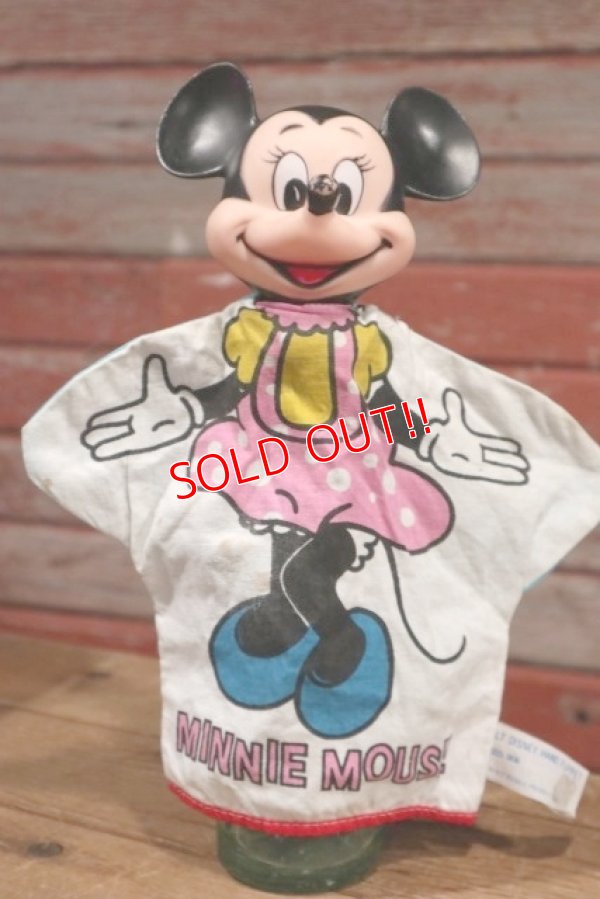 画像1: ct-190605-61 Minnie Mouse / 1970's Hand Puppet