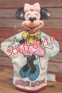 ct-190605-62 Minnie Mouse / 1970's Hand Puppet