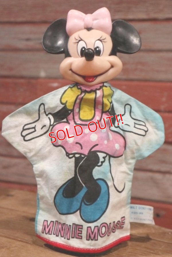 画像1: ct-190605-62 Minnie Mouse / 1970's Hand Puppet