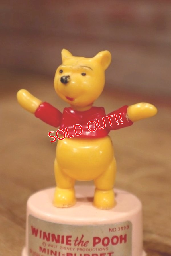 画像2: ct-160901-151 Winnie the Pooh / Kohner Bros 1970's Mini Push Puppet
