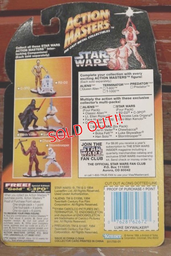 画像5: ct-190701-03 Luke Skywalker / Kenner 1994 Action Masters Die Cast Figure