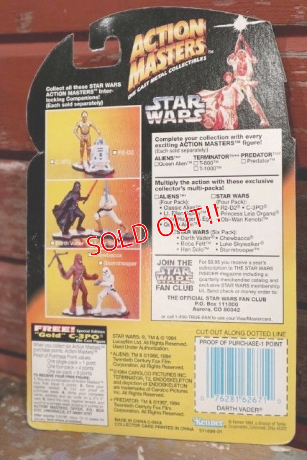 画像5: ct-190701-05 Darth Vader / Kenner 1994 Action Masters Die Cast Figure