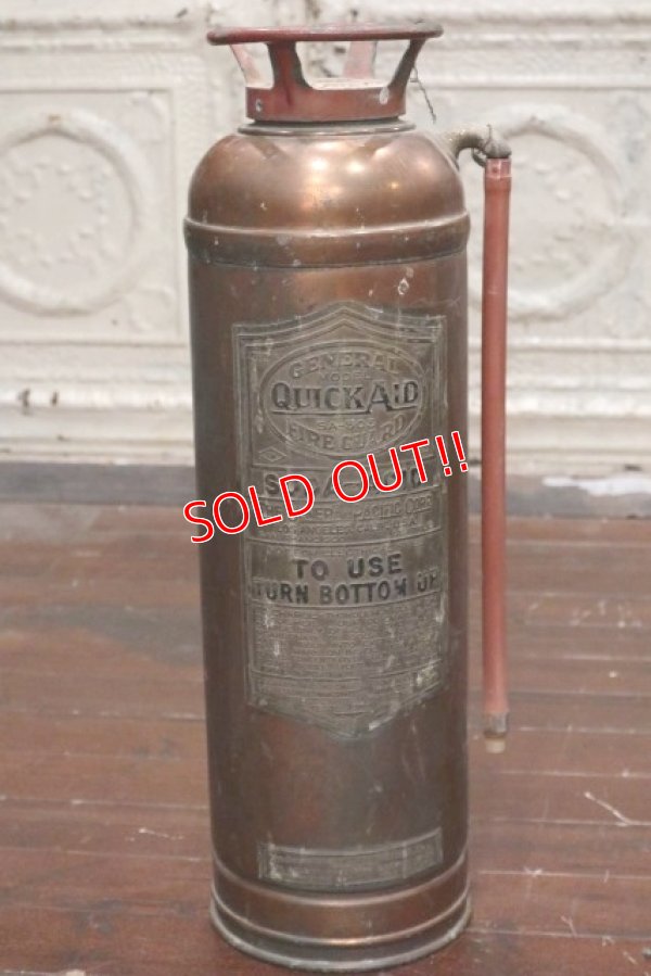 画像1: dp-190701-04 1940's Metal Fire Extinguisher