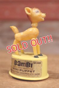 ct-160901-151 Bambi / Kohner Bros 1970's Mini Push Puppet