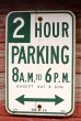 画像1: dp-190701-34 Road Sign "2 HOUR PARKING" (1)