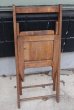 画像11: dp-190701-17 Vintage Wood Folding Chair