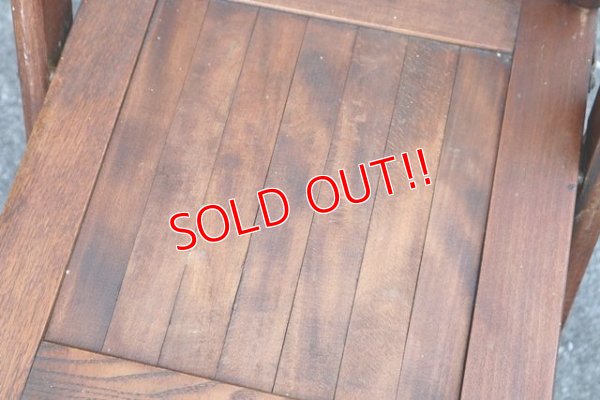 画像3: dp-190701-17 Vintage Wood Folding Chair