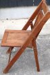 画像5: dp-190701-17 Vintage Wood Folding Chair