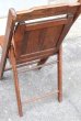 画像6: dp-190701-17 Vintage Wood Folding Chair