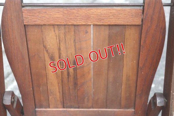 画像4: dp-190701-17 Vintage Wood Folding Chair