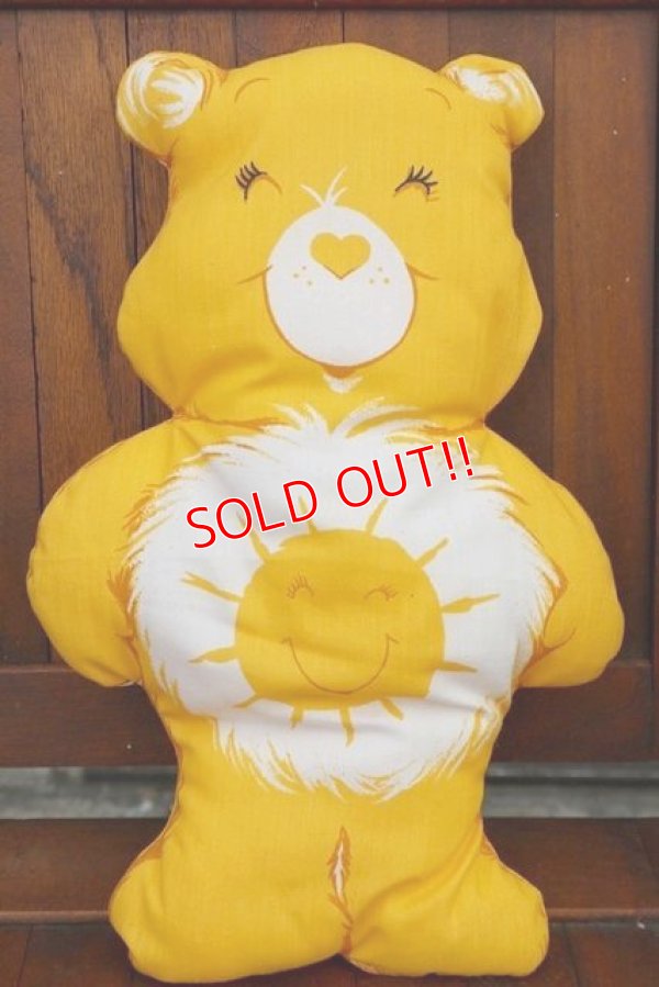 画像1: ct-151213-24 Care Bears / Funshine Bear 1980's Pillow Doll