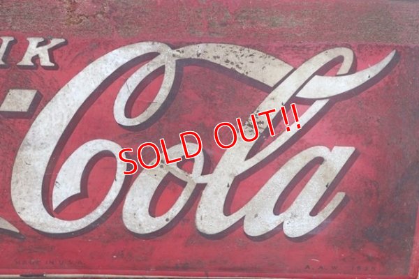 画像4: dp-190701-06 Coca Cola / 1935 Metal Sign