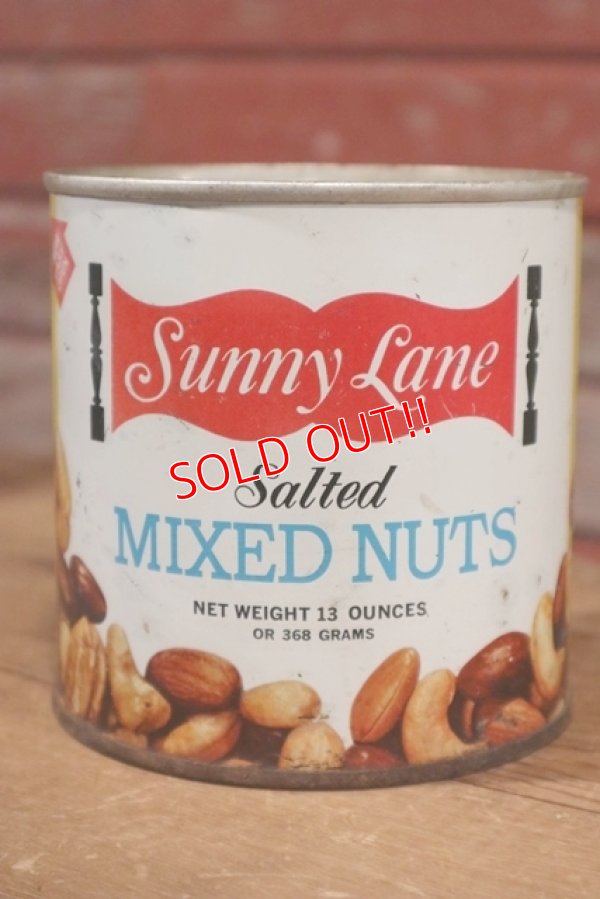 画像1: dp-210901-76 Sunny Lane / Vintage Salted Mixed Nuts Can