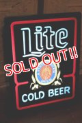 dp-190701-41 Miller Lite Beer / 1980's Lighted Sign