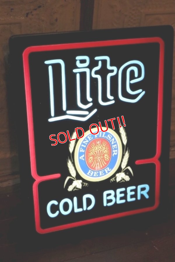 画像1: dp-190701-41 Miller Lite Beer / 1980's Lighted Sign