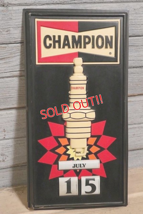 画像1: dp-190701-44 CHAMPION / Spark Plug 1980's Calendar