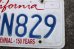 画像3: dp-190801-03 License Plate "California" (3)