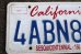 画像2: dp-190801-03 License Plate "California" (2)