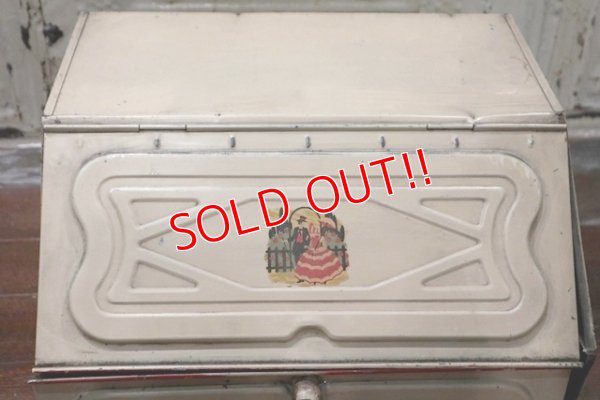 画像3: dp-190701-18 Vintage Metal Bread Box