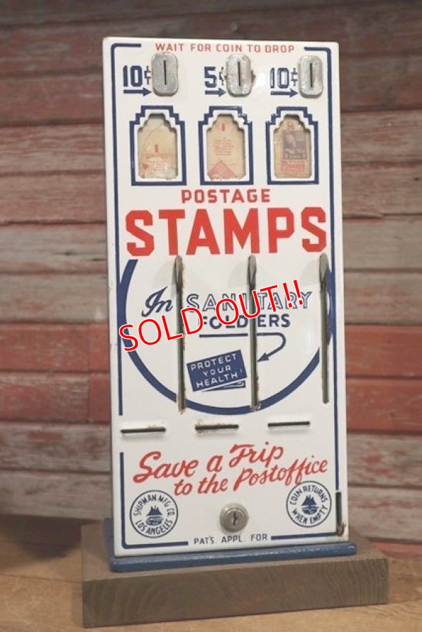 画像1: dp-190801-23 U.S. Postage Stamps / 1950's Vending Machine