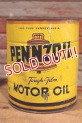 dp-190801-18 PENNZOIL / 1950's 4 U.S.Quarts Motor Oil Can