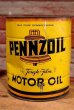 画像1: dp-190801-18 PENNZOIL / 1950's 4 U.S.Quarts Motor Oil Can (1)