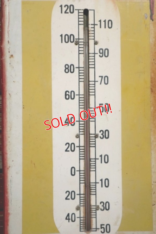 画像5: dp-190801-44 OSHKOSH / 1940's Advertising Thermometer
