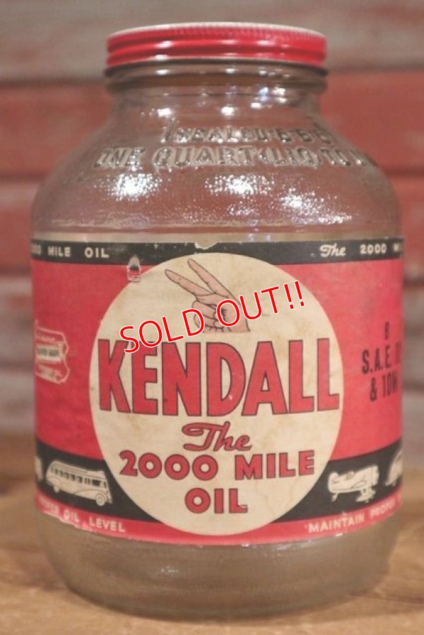 画像1: dp-190801-20 Kendall / 1940's-1950's Bottle