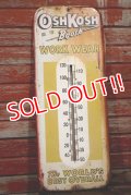 dp-190801-44 OSHKOSH / 1940's Advertising Thermometer