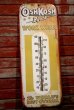 画像1: dp-190801-44 OSHKOSH / 1940's Advertising Thermometer (1)