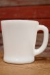 画像1: nfk-190801-06 Fire-King / D-Handle Mug White (1)