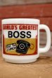 画像1: nfk-190801-11 Glasbake / World's Greatest BOSS  Mug (1)