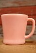 画像1: nfk-190801-05 Fire-King / D-Handle Mug Pink (1)