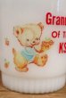 画像2: nfk-190801-09 Fire-King/ Grandmother  OF The Day KSWA Ribbed Bottom Mug (2)