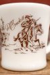 画像2: nfk-190801-07 Fire-King / D-Handle Mug Davy Crockett (2)