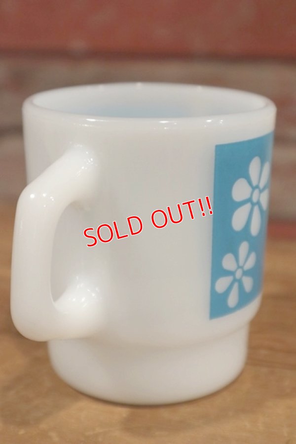 画像5: nfk-190801-03 Fire-King / Rhythmic Flower Mug