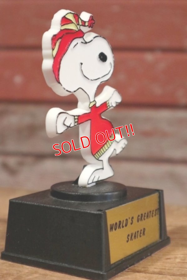 画像4: ct-190801-07 Snoopy / AVIVA 1970's Trophy " World's Greatest Skater"