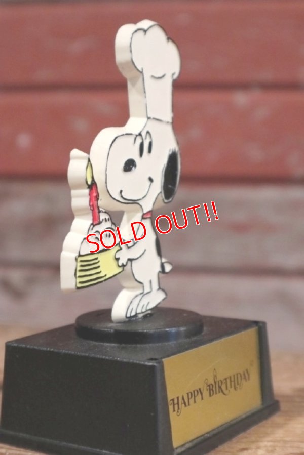 画像4: ct-190801-09 Snoopy / AVIVA 1970's Trophy "Happy Birthday"