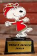 画像1: ct-190801-07 Snoopy / AVIVA 1970's Trophy " World's Greatest Skater" (1)